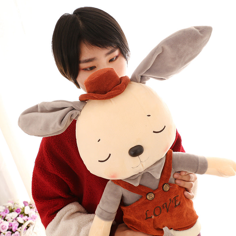 new plush toy companion rabbit creative doll, lovers rabbit Tanabata Valentine's Day gift wholesale