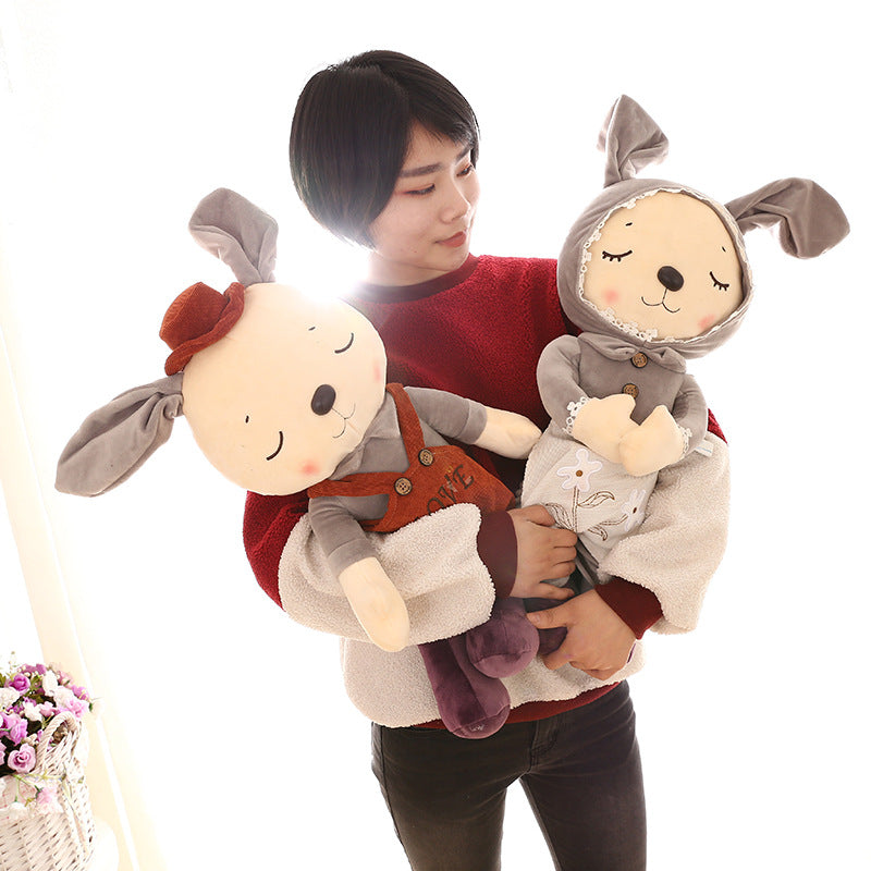 new plush toy companion rabbit creative doll, lovers rabbit Tanabata Valentine's Day gift wholesale