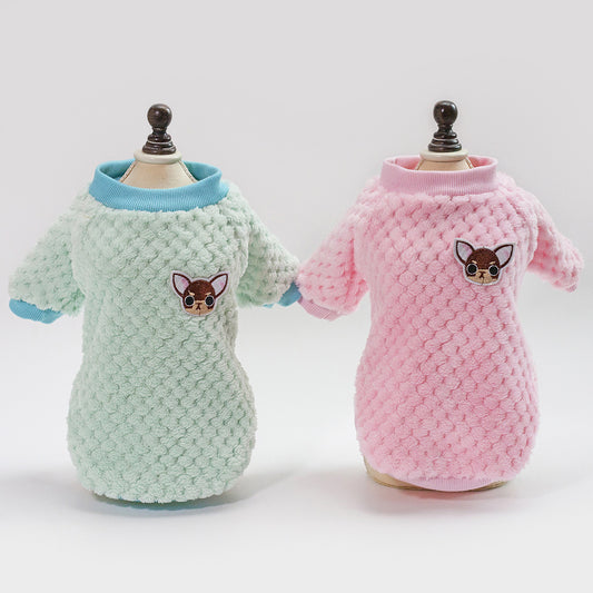 Warm legs fleece pet supplies