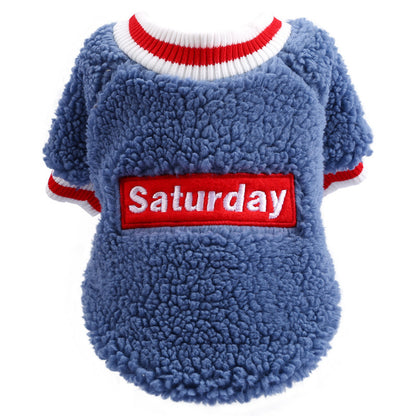 Lamb cashmere crew neck two-legged clothing