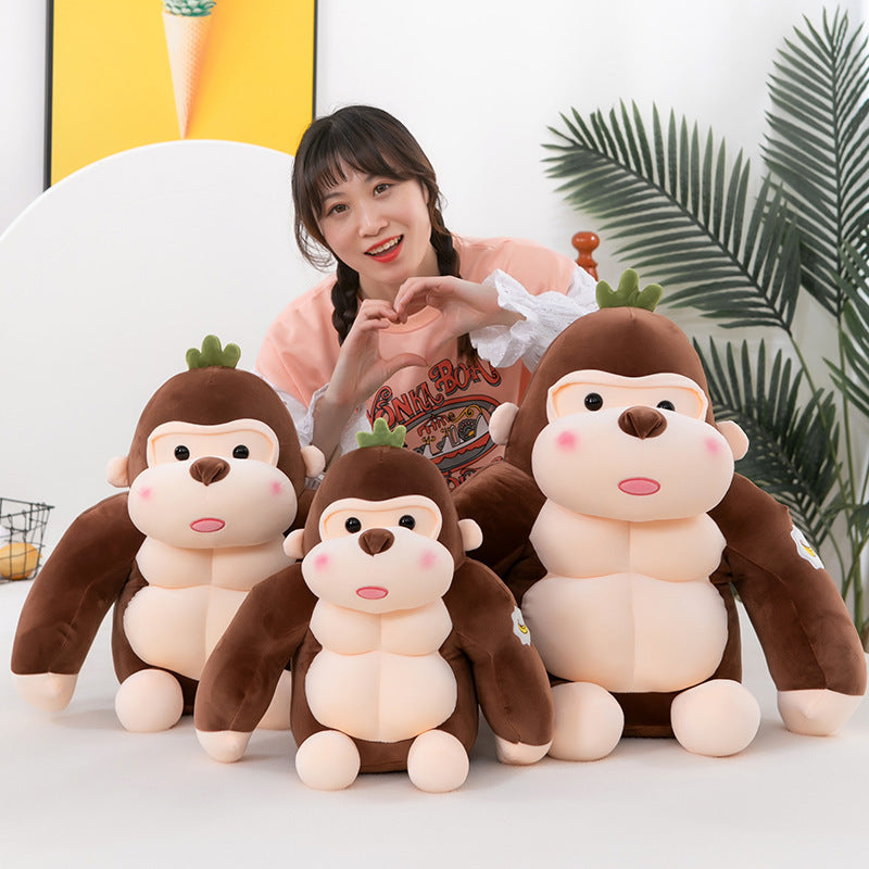 Black King Kong Cute Creative Gorilla Plush Toy