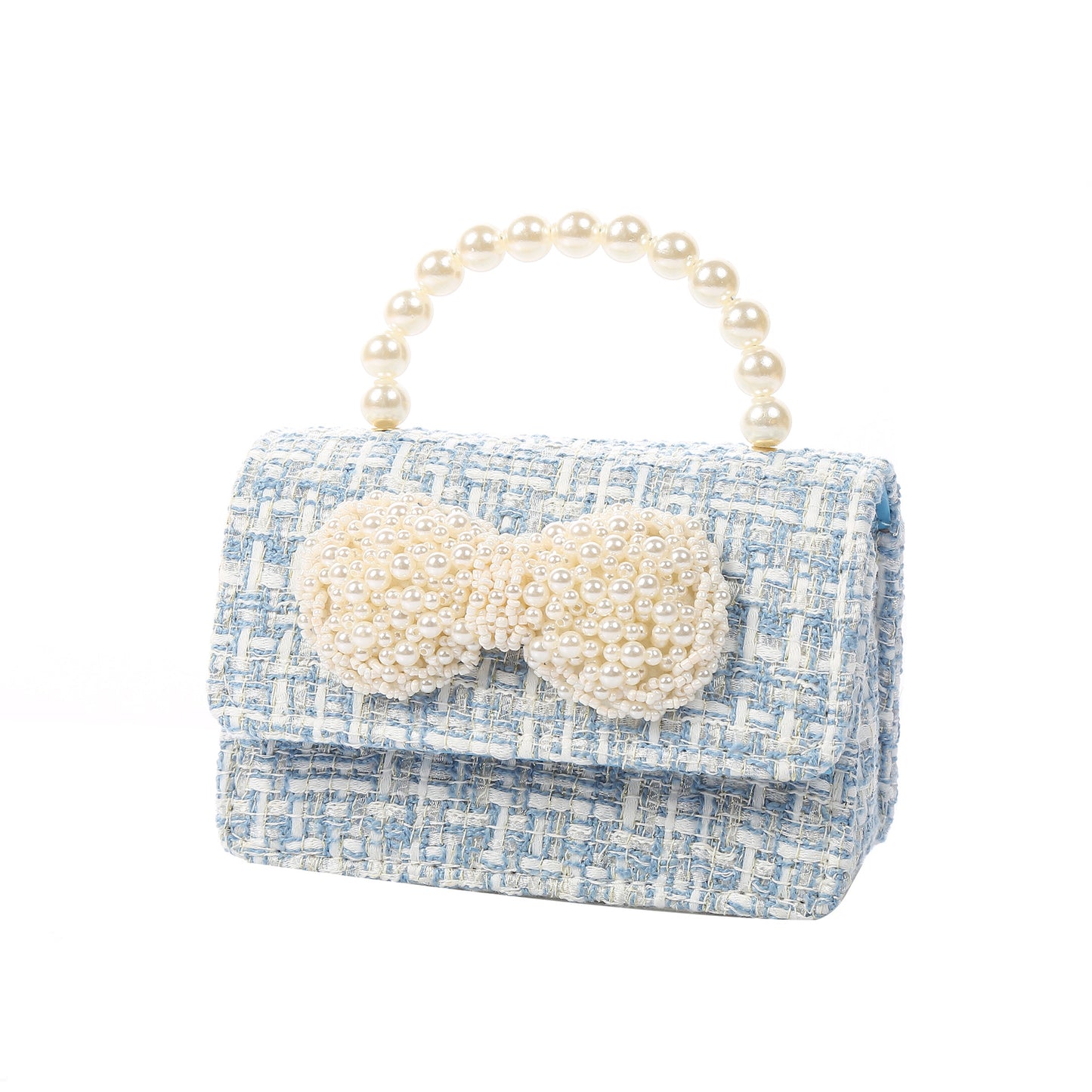 Pearl Bow Trendy Fashion Portable Messenger Dual Purpose