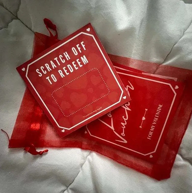 Love Scratch-off Custom DYI Gift 2024 Valentine's Day Scratch-off