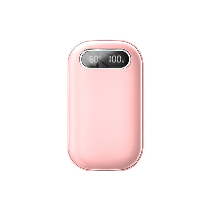 Large Capacity Double-sided Heating Digital Display USB Charging Portable Hand Warmer