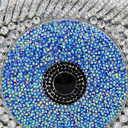 Women's bag eye diamond evening bag