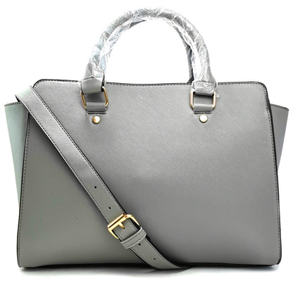 Smiley cross pattern shoulder bag