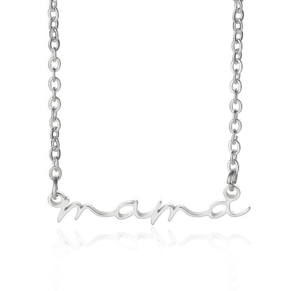 Mama Stainless Steel Letter Necklace Mother's Day Gift