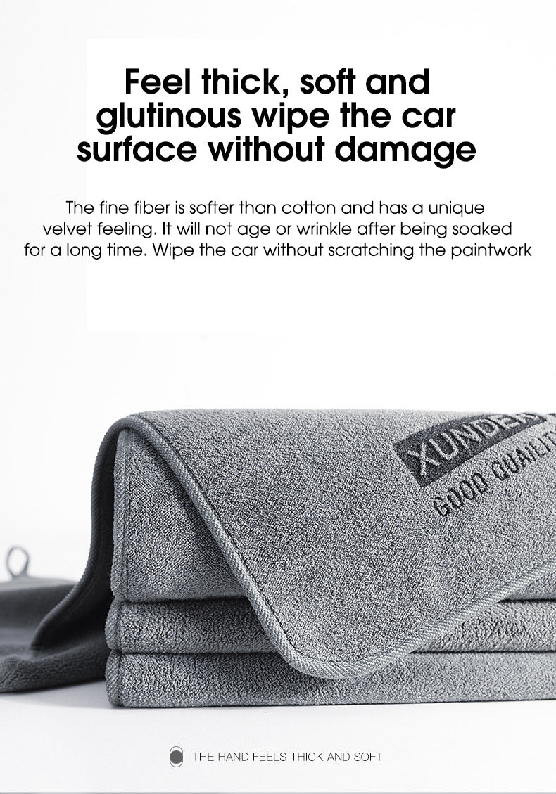 Supreme Microfiber Car Wash Towel - Double-Sided, Super Absorbent, No Shedding, Extra Thick for Professional-Grade Car Care