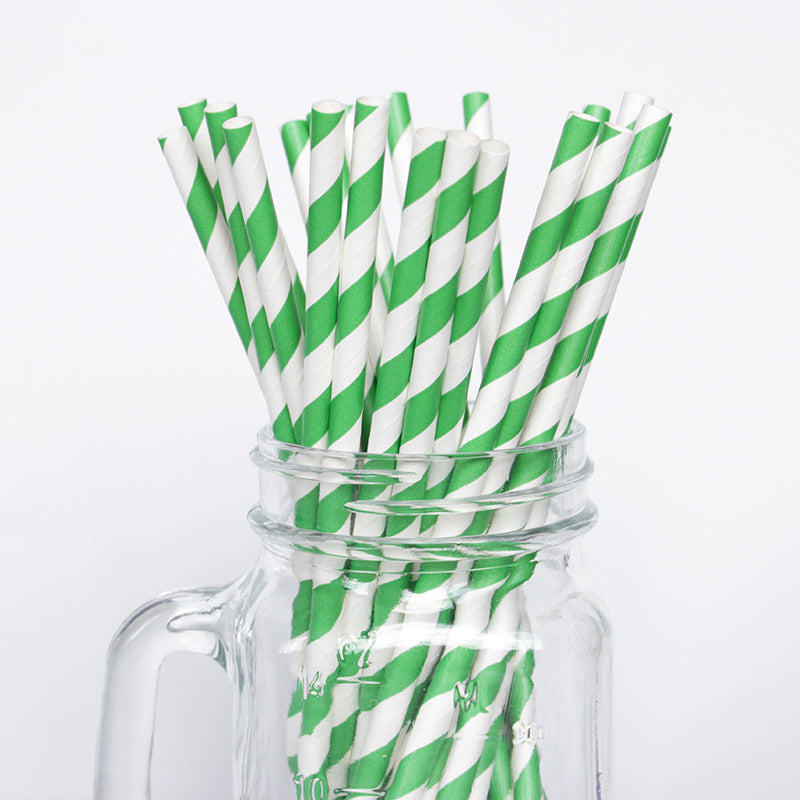 Disposable paper straws