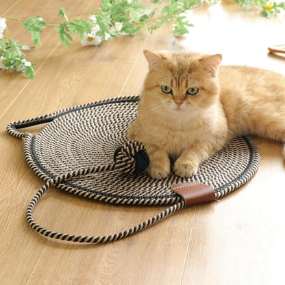 Braided Cotton Rope Cat Claw Mat Self Hi Ball One Piece Sleeping Mat Washable Anti Sticky Scratching Artifact Cat Scratching Mat Pet Products