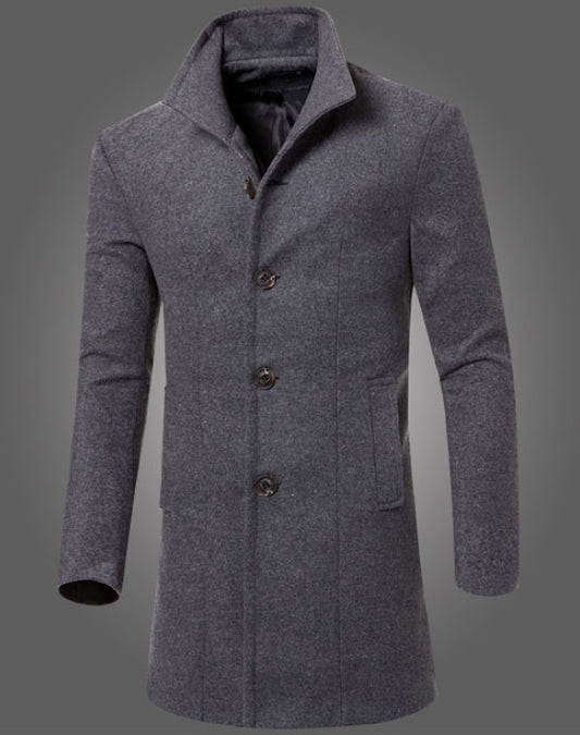 Mid-length men's coat