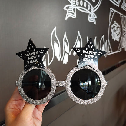 Funny glasses props for new year's day party party