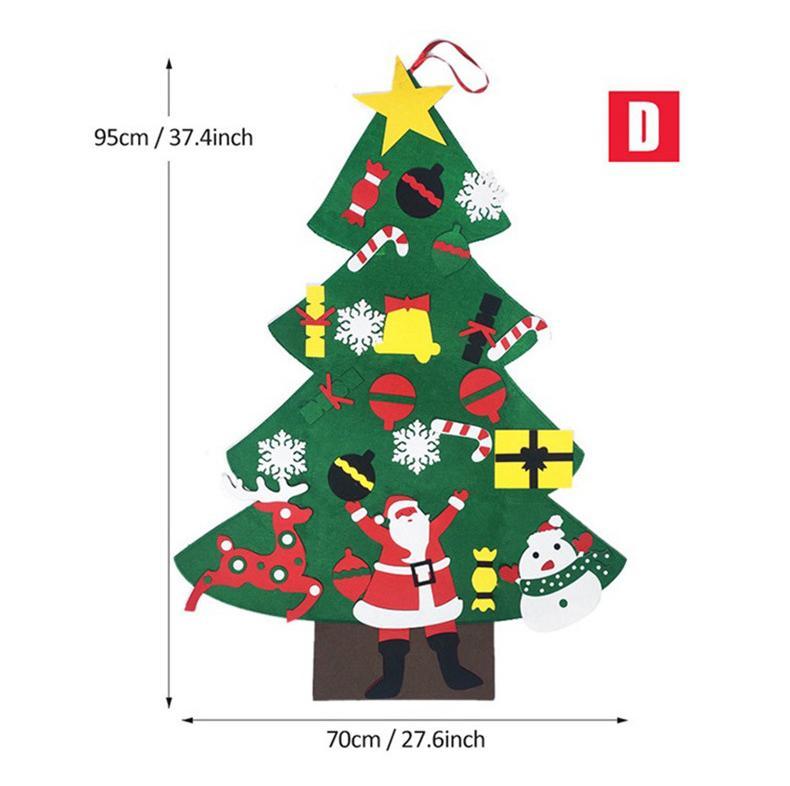 Felt Christmas Tree Or Snowman Holiday Decoration, Perfect For Homes, Classrooms, Offices, And Party Venues, Versatile Seasonal Decor, Festive Wall Art, Christmas Decorations, Best For Christmas, Ch