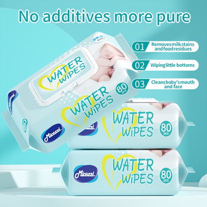 160-960 Count Baby Wet Wipes 99.9% EDI Pure Water No Fluorescent Agent Zero Additives For Sensitive Skin Newborn Can Use Aloe Vera Extrat Take Care Of Baby Skin Clean Baby Hand & Mouth Water Wipes Kids Cleansing Wipes Large P