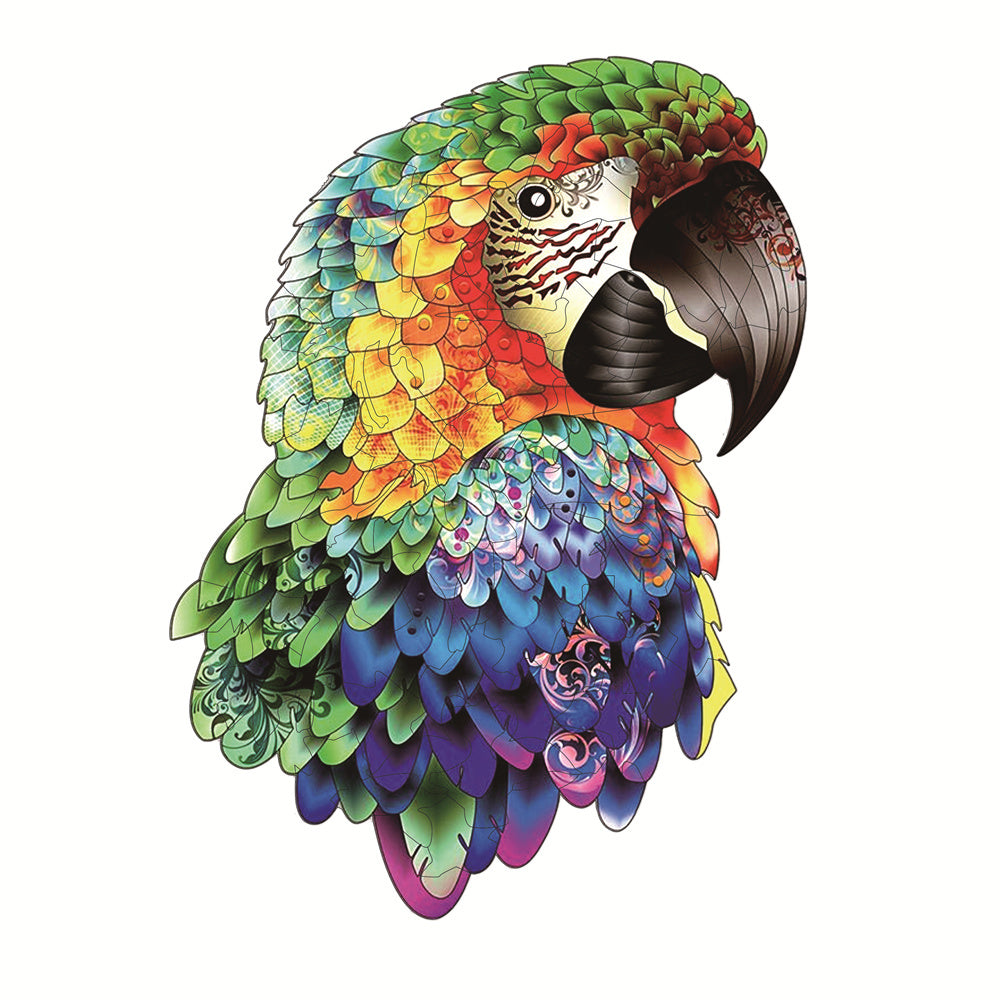 Each Piece Is Animal Shaped Christmas Gift Colorful Elephant Turtle Wooden Jigsaw Puzzles