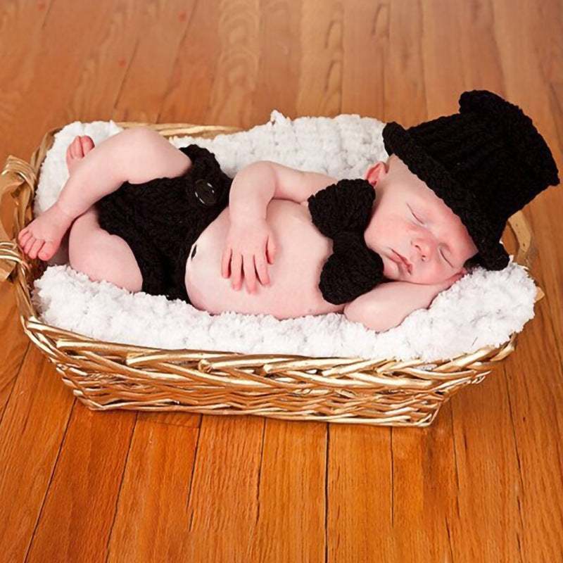 Hand-knitted Cartoon Animal-shaped Newborn Photography Outfits