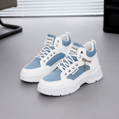 Spring And Autumn Platform Casual Skateboard Shoes Women