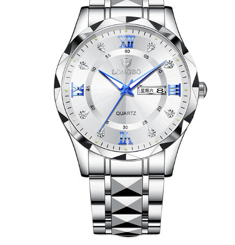 Waterproof Luminous Dual Calendar Watch