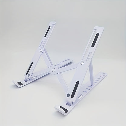 Ergonomic Laptop Stand - Foldable Adjustable Desk Riser for MacBook & PC