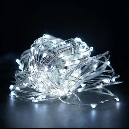 1pc String Lights Suitable for Bedroom, Party, Wedding, Christmas and Halloween Decoration Light 50/100LED