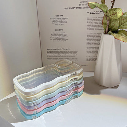 Wave Edge iPhone-Hülle – Weiche TPU-Schutzhülle mit 3D-Tasten | Bonbonfarben