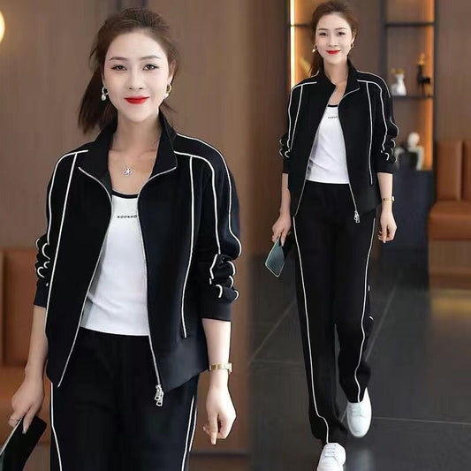Women's Fashionable Slimming Casual Sports Suit