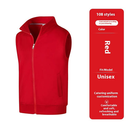 Vest Overalls Printing Net Coffee Catering Supermarket Volunteers