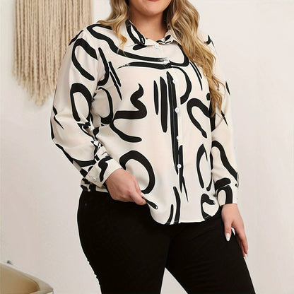 Dignified Sense Of Design Printed Blouse For Women