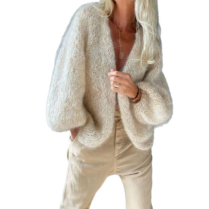 Solid Color Soft And Comfortable Cardigan For Women