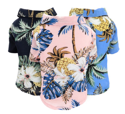Small And Medium-sized Dog Clothes Cat Cotton Print
