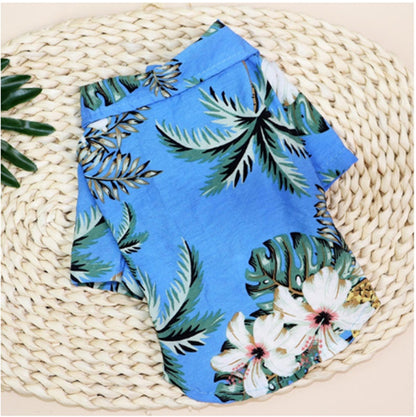 Small And Medium-sized Dog Clothes Cat Cotton Print