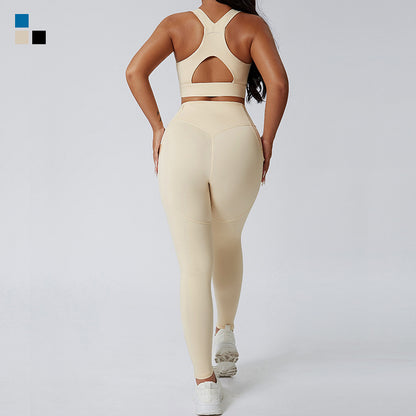 European And American Skinny Yoga Clothes Gym Exercise Suit