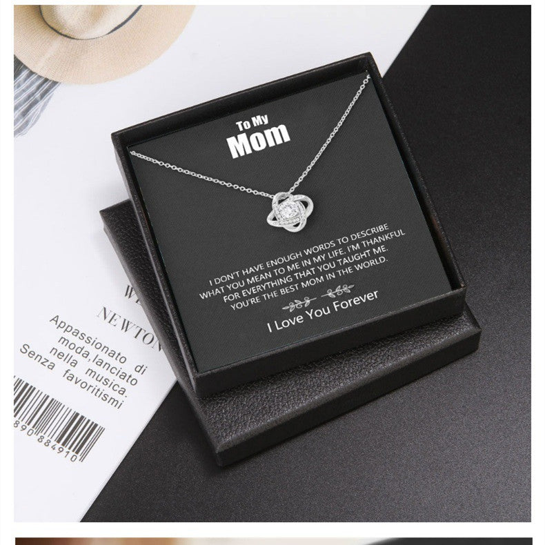 Light Luxury Minority Design Mother's Day Gift Four-leaf Clover Necklace