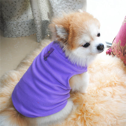 Dog Fall Winter Polar Fleece Traction Buckle Strong