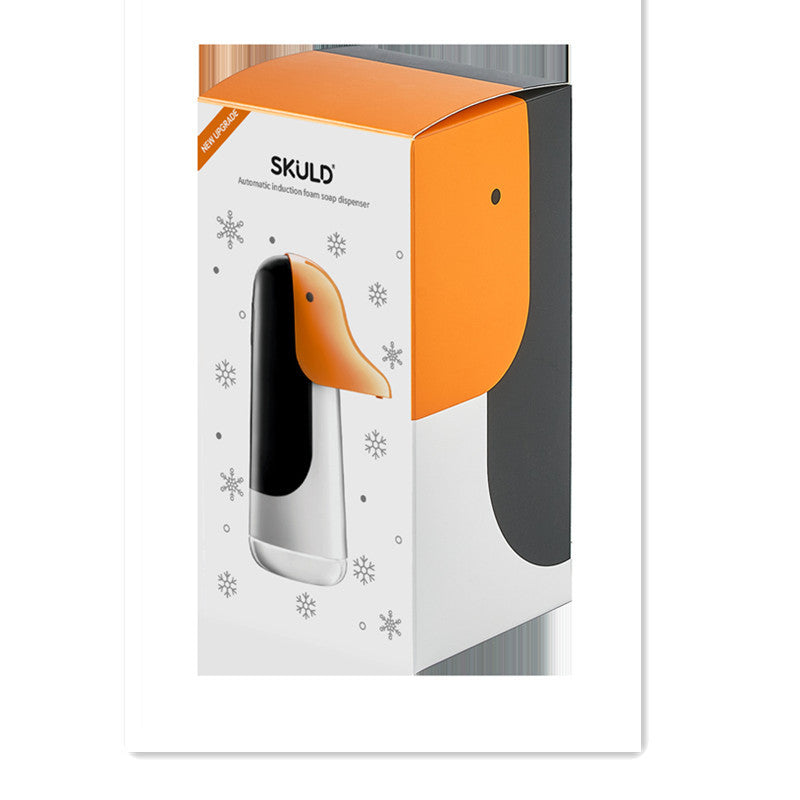 Cartoon Penguin Children's Automatic Induction Foam Hand Soap Dispenser USB Rechargeable