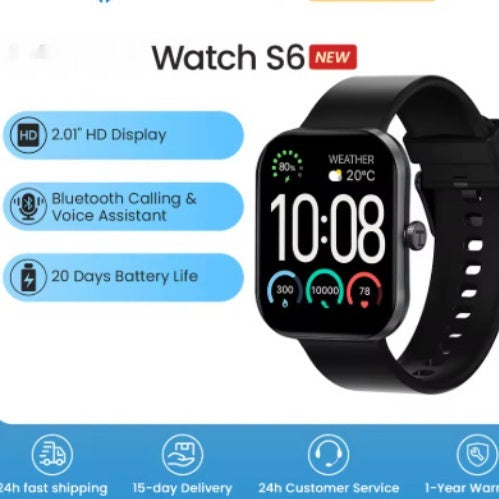 Haylou Watch S6S003 Silicone Bluetooth Smart Watch