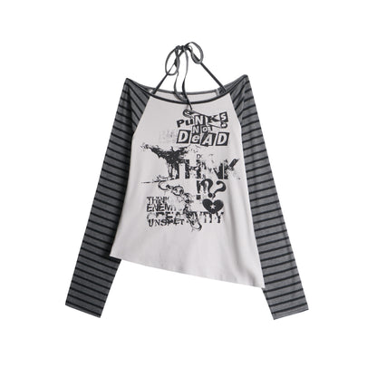 Women's Loose-fitting Long-sleeve T-shirt