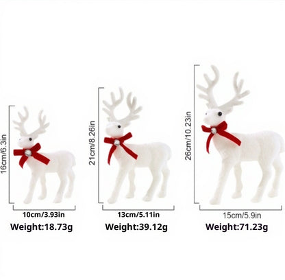 Plush Moose Toy Christmas Deer Decoration Doll