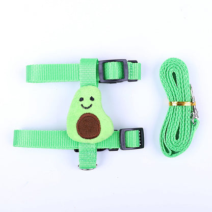 Small Pet Traction Rope And Harness - Keep Your Cat Dog Or Other Small Pet Safe And Secure