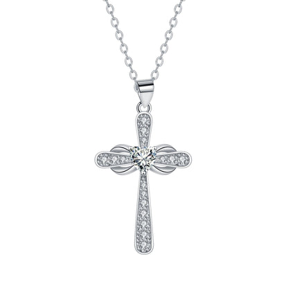 Cross Pendant Necklace Valentine's Day Gift