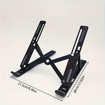 Ergonomic Laptop Stand - Foldable Adjustable Desk Riser for MacBook & PC