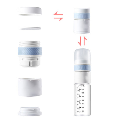 Baby Milk Bottle Thermostatic Glass Wide Caliber Anti Flatulence