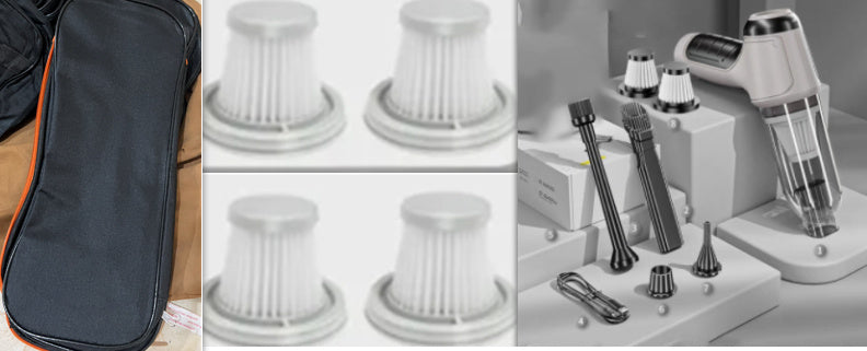 Premium Car Vacuum Cleaner - Powerful Portable Handheld Auto Detailing Tool with Strong Suction