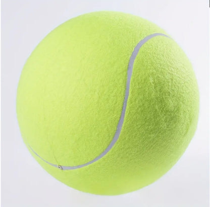 Big Tennis Ball For Dogs-9.5" Inflatable Giant Tennis Balls Large Pet Toys For Outdoor/Indoor Sports Oversize Dog Toy Ball For Small/Medium/Large Dogs Funny Gifts