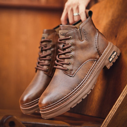 Martin Boots – Halbhohe Retro-Freizeitstiefel mit dicker Sohle