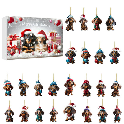 Christmas Countdown Pet Pendant Home Decoration
