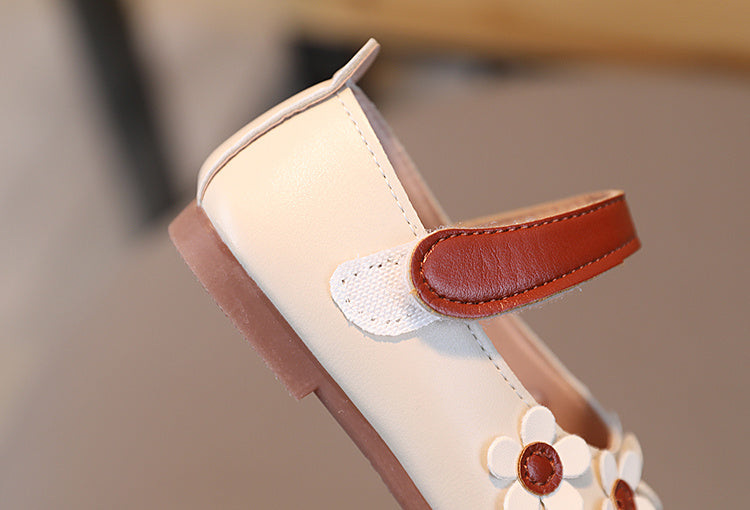 3D Floral Mary Jane Flats - Ultra-Soft, Slip-Resistant, Lightweight, Breathable, Easy-On Shoes for Girls - Comfortable and Stylish Footwear