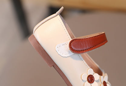 3D Floral Mary Jane Flats - Ultra-Soft, Slip-Resistant, Lightweight, Breathable, Easy-On Shoes for Girls - Comfortable and Stylish Footwear