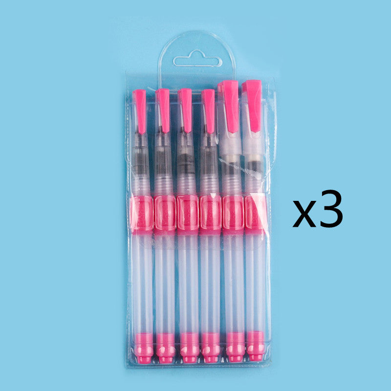 Water Soluble Color Lead Painted Solid Watercolor Brush Set