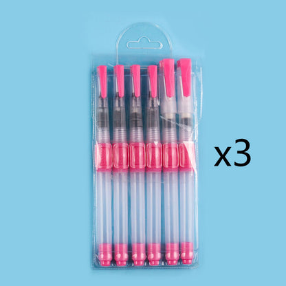 Water Soluble Color Lead Painted Solid Watercolor Brush Set